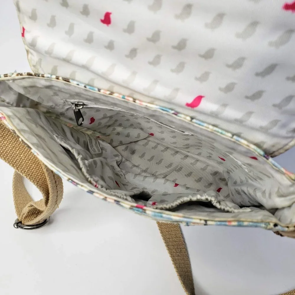 Sakroots Crossbody Bag‎ Women’s Campus Coated Canvas Mini Flap Messenger